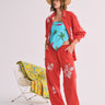 Beach Pant | Embroidered Cotton Coniglio Palm Beach
