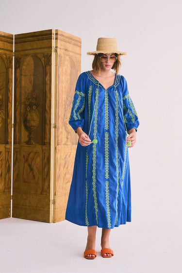 Delray Midi Dress | Embroidered Cotton Coniglio Palm Beach