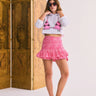 Mini Ruffle Power Pareo | Cotton Gauze Coniglio Palm Beach