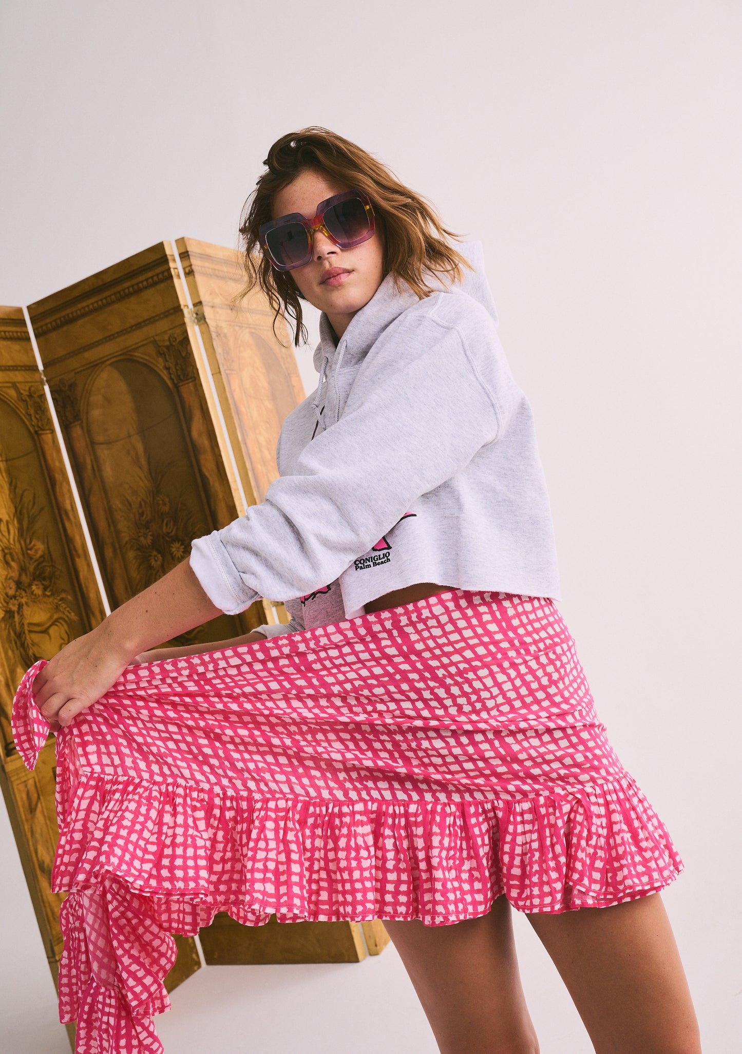 Mini Ruffle Power Pareo | Cotton Gauze