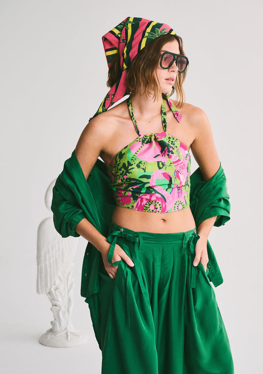 Handkerchief Top | Silk Dupioni