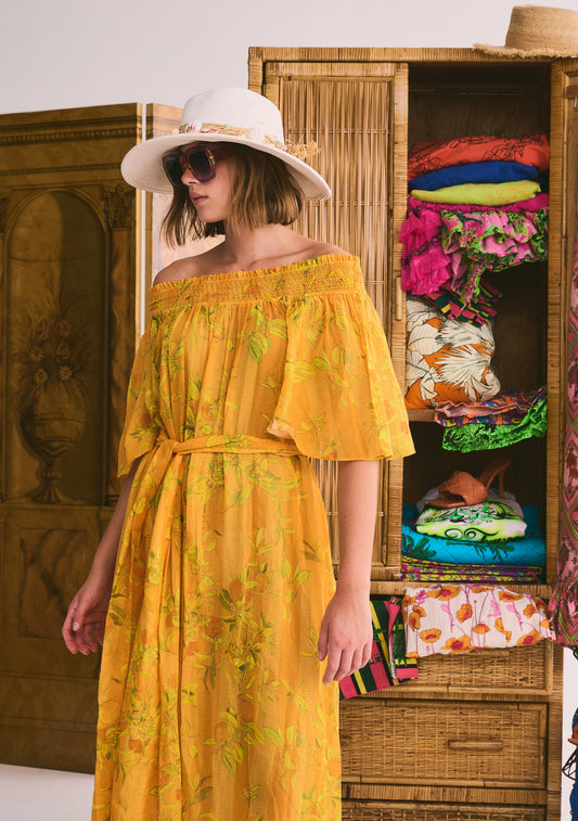 Flagler Midi Dress | Cotton Gauze
