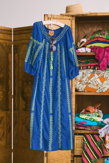 Delray Midi Dress | Embroidered Cotton Coniglio Palm Beach
