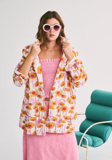 Mizner Blazer | Linen Coniglio Palm Beach