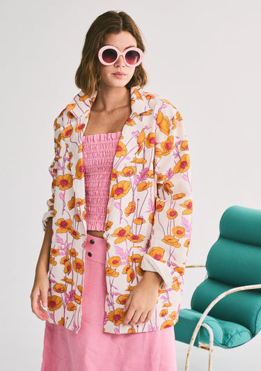 Mizner Blazer | Linen Coniglio Palm Beach