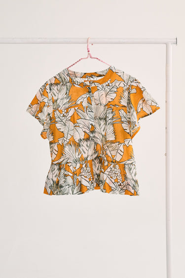 Manalapan Top | Cotton Voile Coniglio Palm Beach