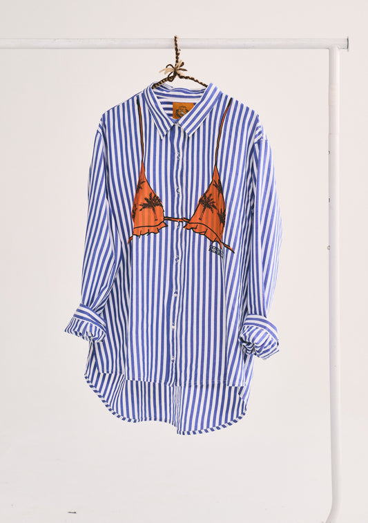 Business Casual | Classic Button Down with Screenprinting
