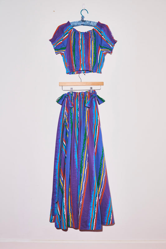 Adjustable Cara Maxi Skirt | Medium Weight Cotton Voile