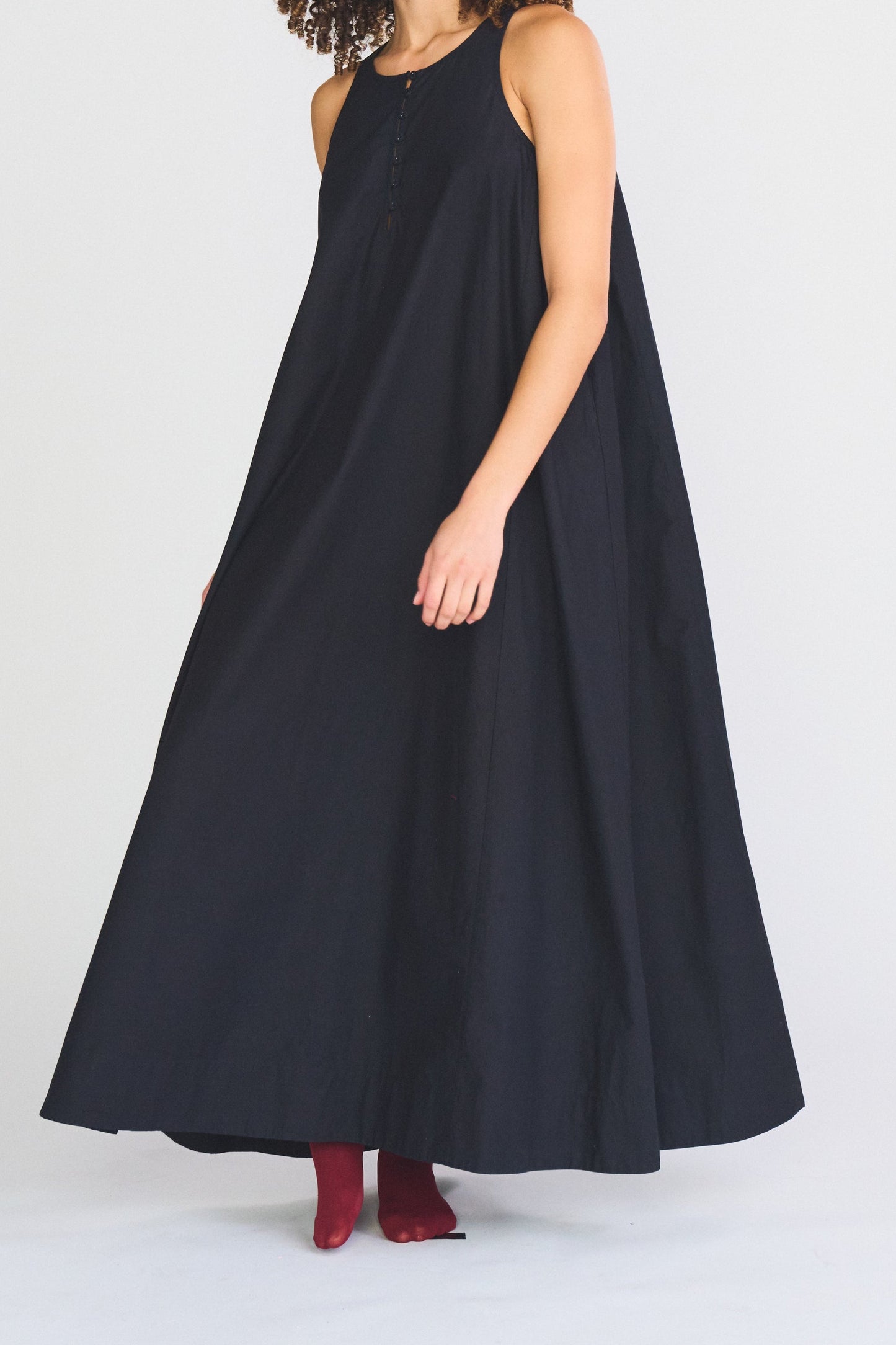 Queens Midi Dress | Cotton Poplin