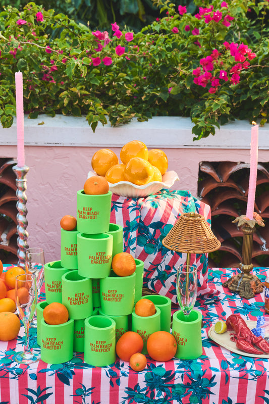 Keep Palm Beach Barefoot Drink Koozie