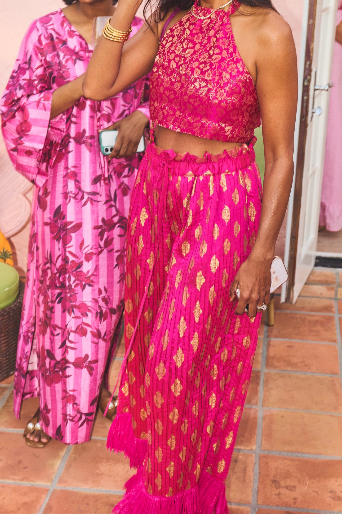 Palmer Wide Leg Pant | Brocade