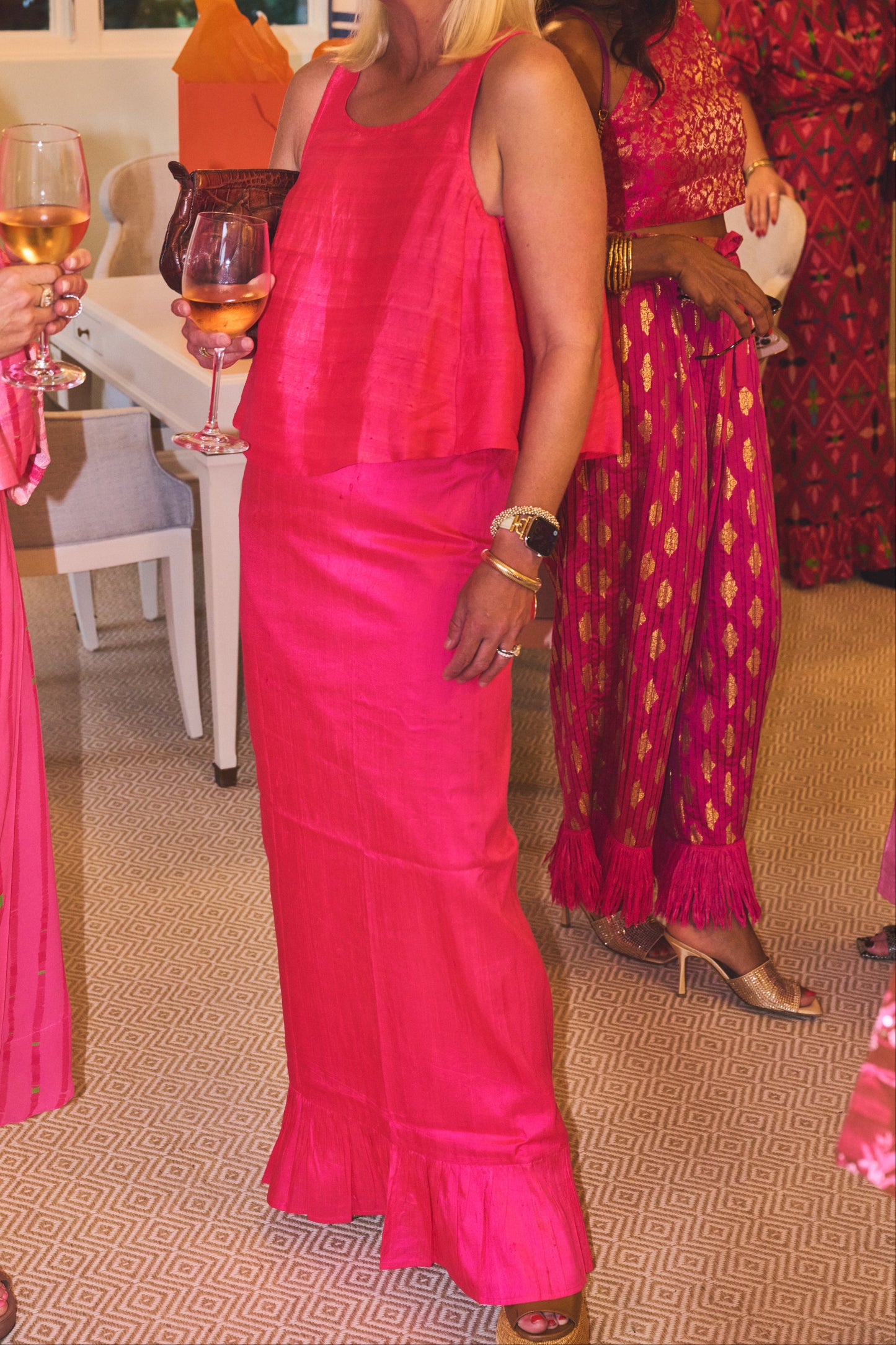 Ruffle Power Pareo™  | Silk Dupioni