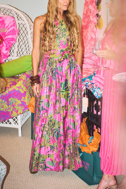 Handkerchief Top | Silk Dupioni Hand-Dye