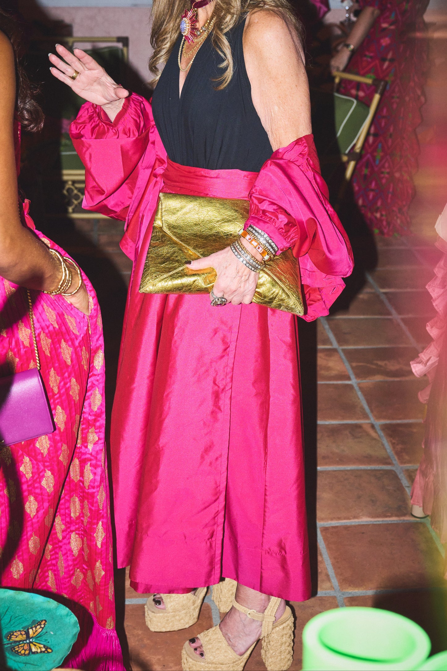 Adjustable Midi Ball Skirt | Taffeta