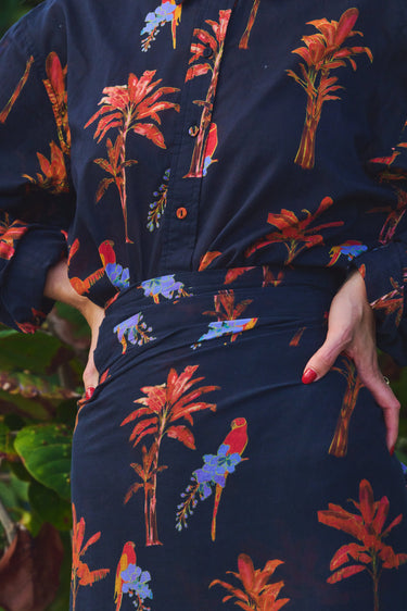 Classic Button Down | Cotton Voile Coniglio Palm Beach