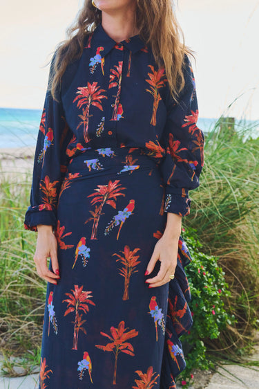Classic Button Down | Cotton Voile Coniglio Palm Beach