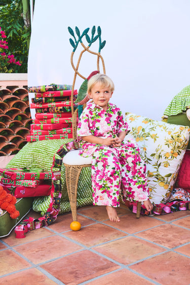 Kids Mimi Button Down | Linen Coniglio Palm Beach