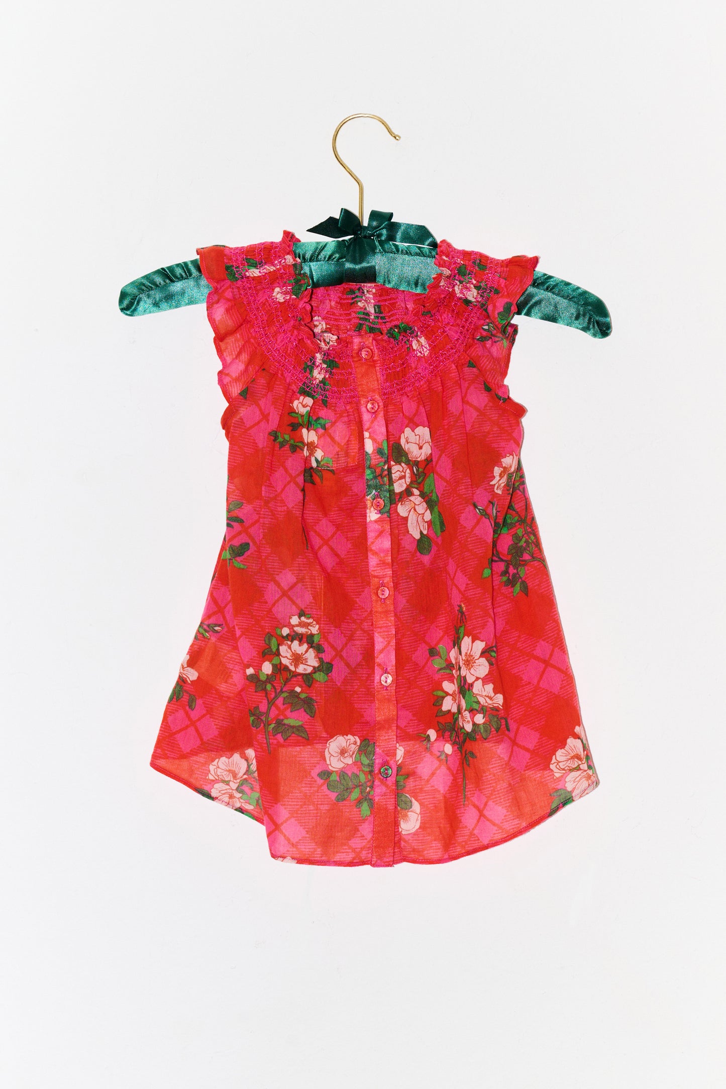 Kids Willa Smocked Mini Dress | Cotton Voile