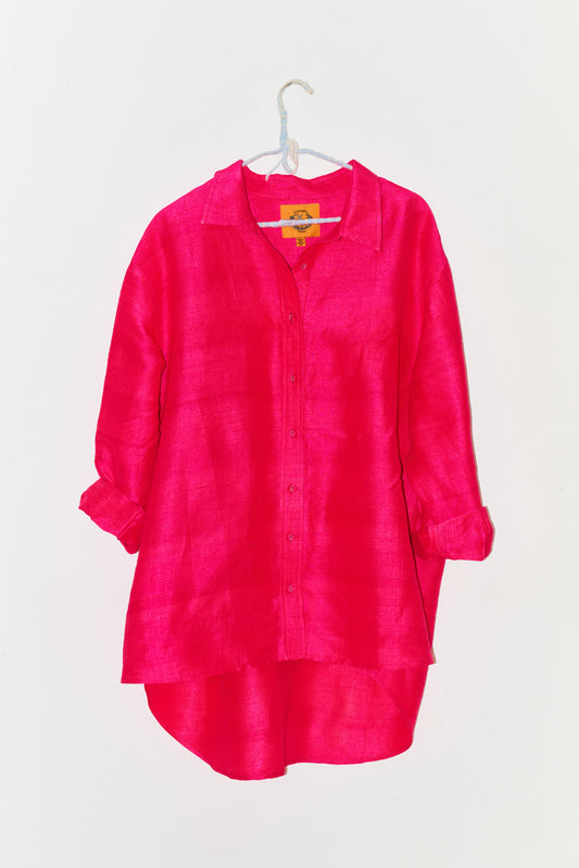 Classic Button Down | Silk Dupioni