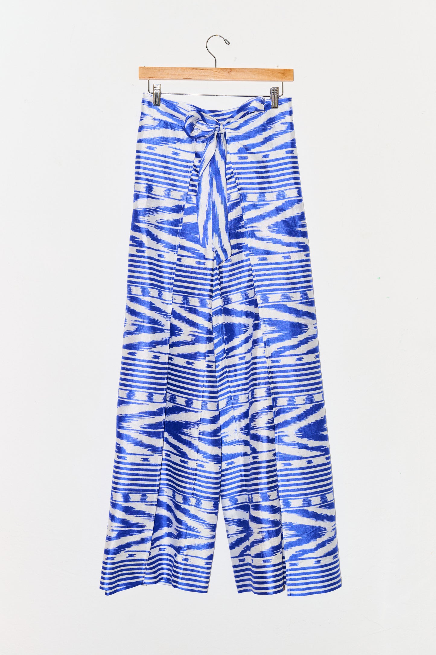 Two Panel Wrap Pant | Silk Dupioni