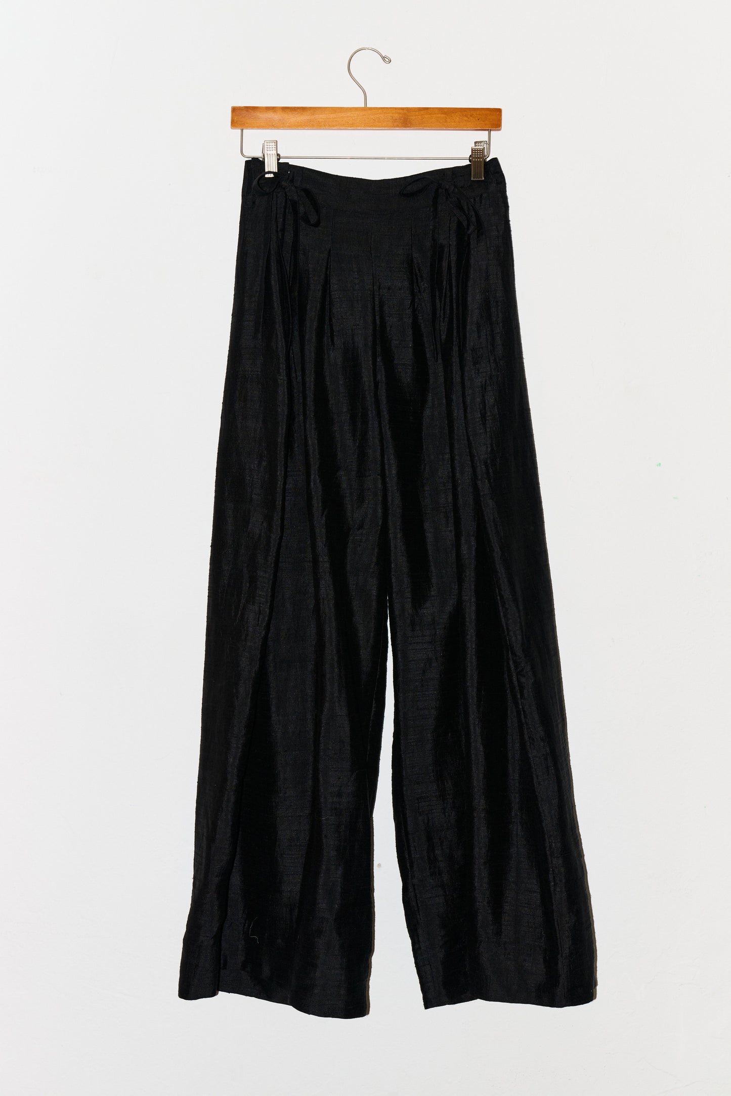 Banyan Pleated Snap Pant | Silk Dupioni
