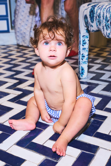 Kids Goldie Bloomer | Cotton Yarn Dye Coniglio Palm Beach
