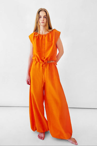 Bubble Pant | Silk Dupioni