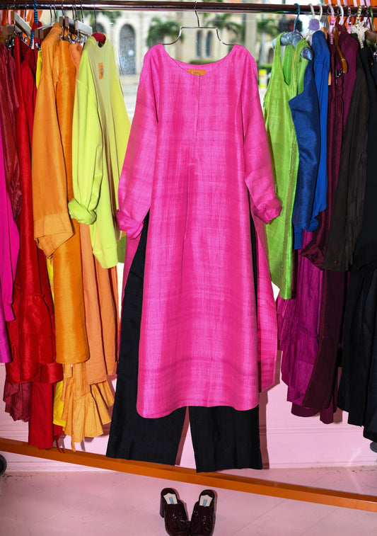 Beachside Tunic | Silk Dupioni