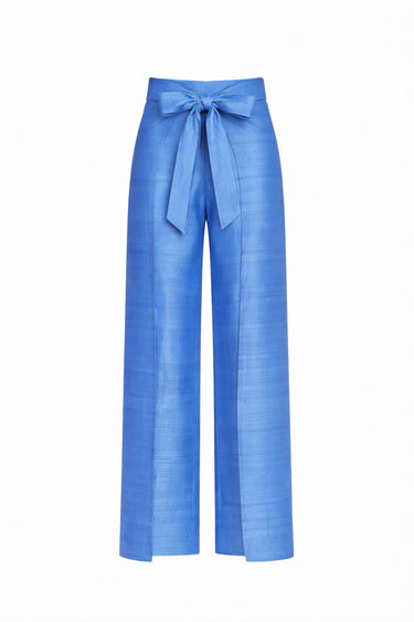 Two Panel Wrap Pant | Silk Dupioni
