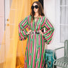 Gail Midi Dress | Silk Habotai Coniglio Palm Beach