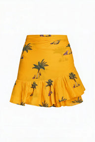 Mini Ruffle Power Pareo | Cotton Gauze Coniglio Palm Beach