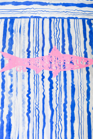 Business Casual | Classic Button Down with Screenprinting Coniglio Palm Beach