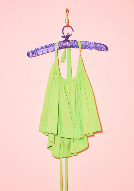 Convertible Halter Tank | Cotton Voile