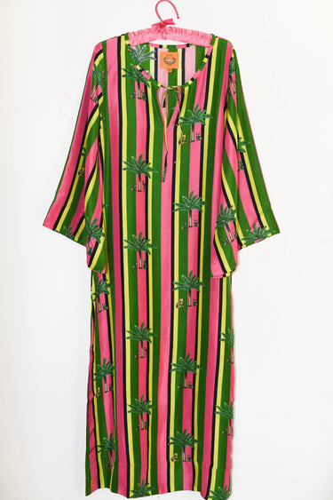 Gail Midi Dress | Silk Habotai Coniglio Palm Beach
