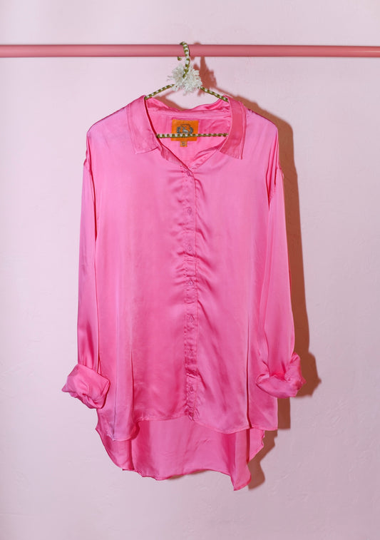 Classic Button Down | Viscose Satin