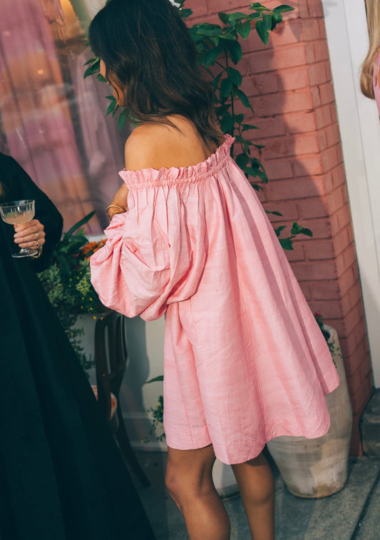 Worth Mini Dress | Silk Dupioni