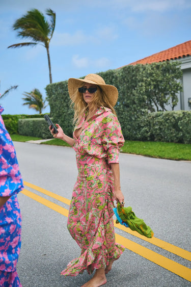 Ruffle Power Pareo™  | Cotton Gauze Coniglio Palm Beach