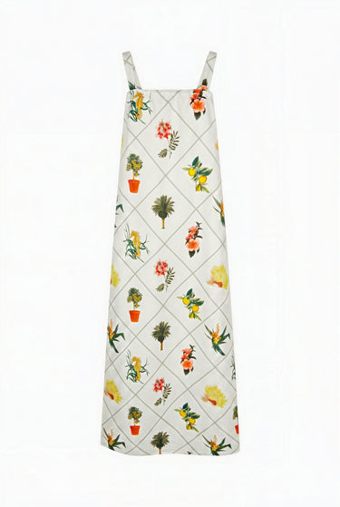 Low Tie Back Maxi Dress | Silk Dupioni