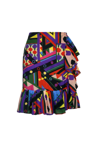 Mini Ruffle Power Pareo | Cotton Gauze