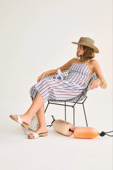 Cinch Back Pant | Cotton Coniglio Palm Beach