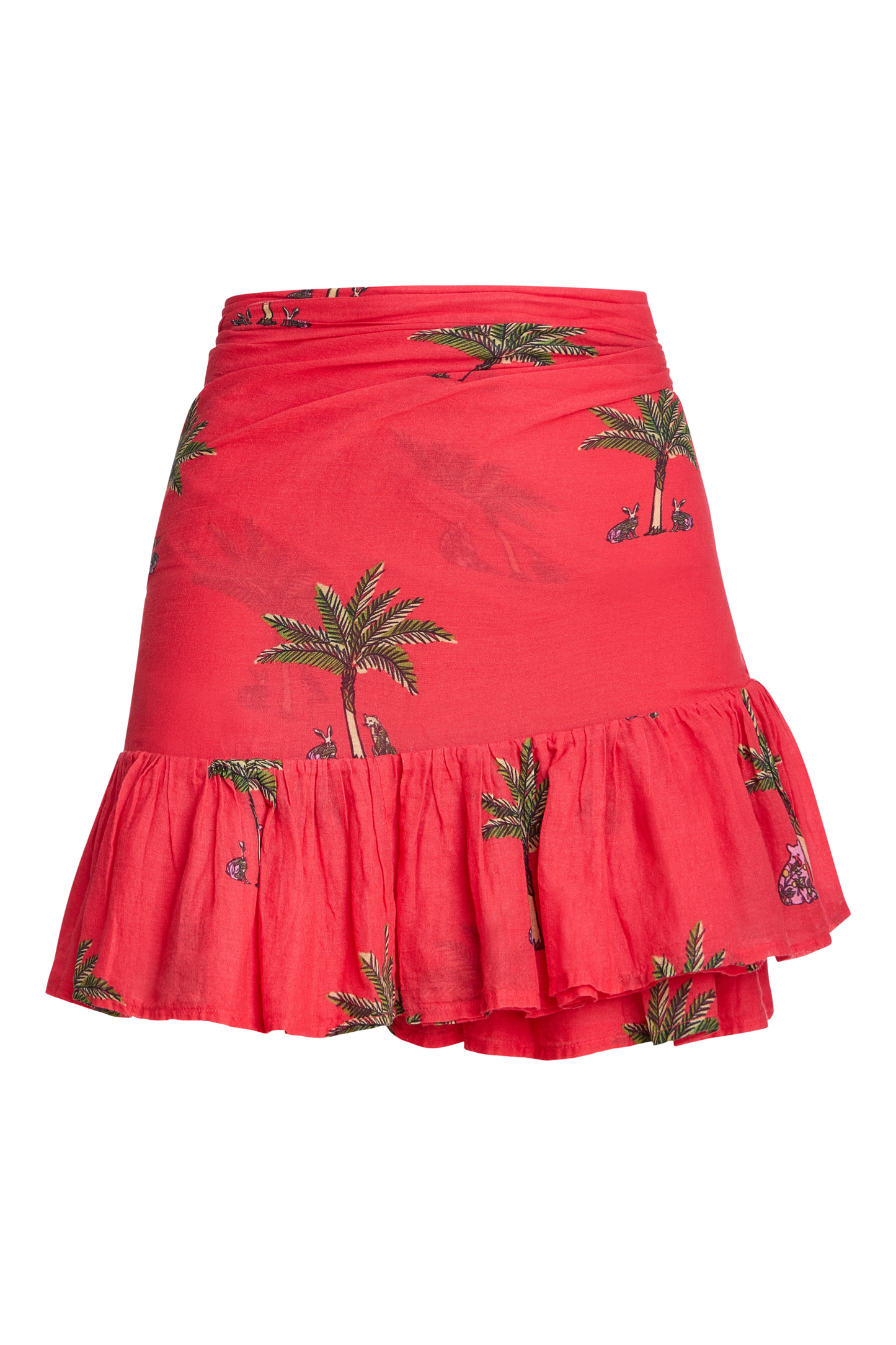 Mini Ruffle Power Pareo | Cotton Gauze