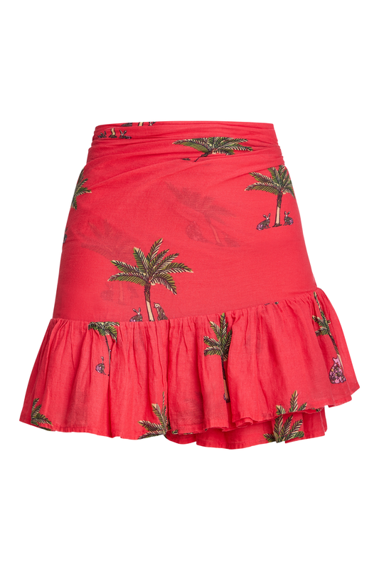 Mini Ruffle Power Pareo | Cotton Gauze