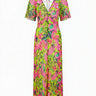 Angler Midi Dress | Viscose Georgette Coniglio Palm Beach