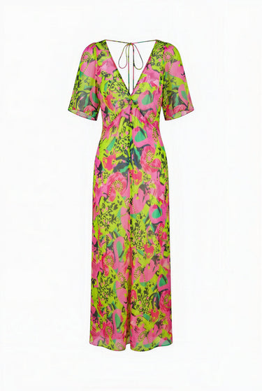 Angler Midi Dress | Viscose Georgette