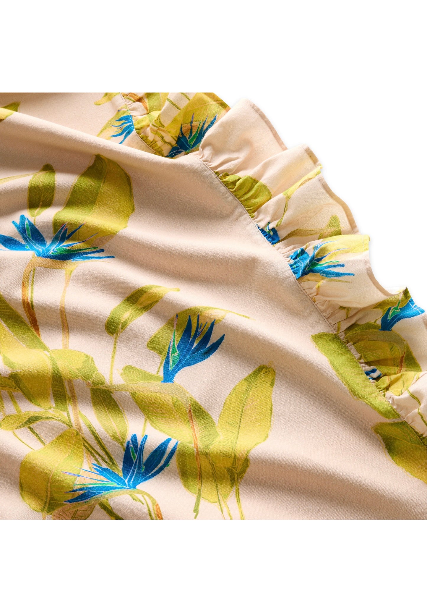 Ruffle Table Runner | Cotton Flex