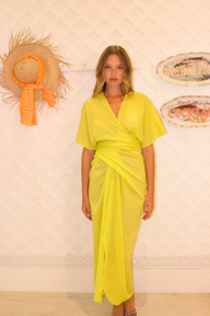 Gladys Tie Knot Dress | Cotton Voile