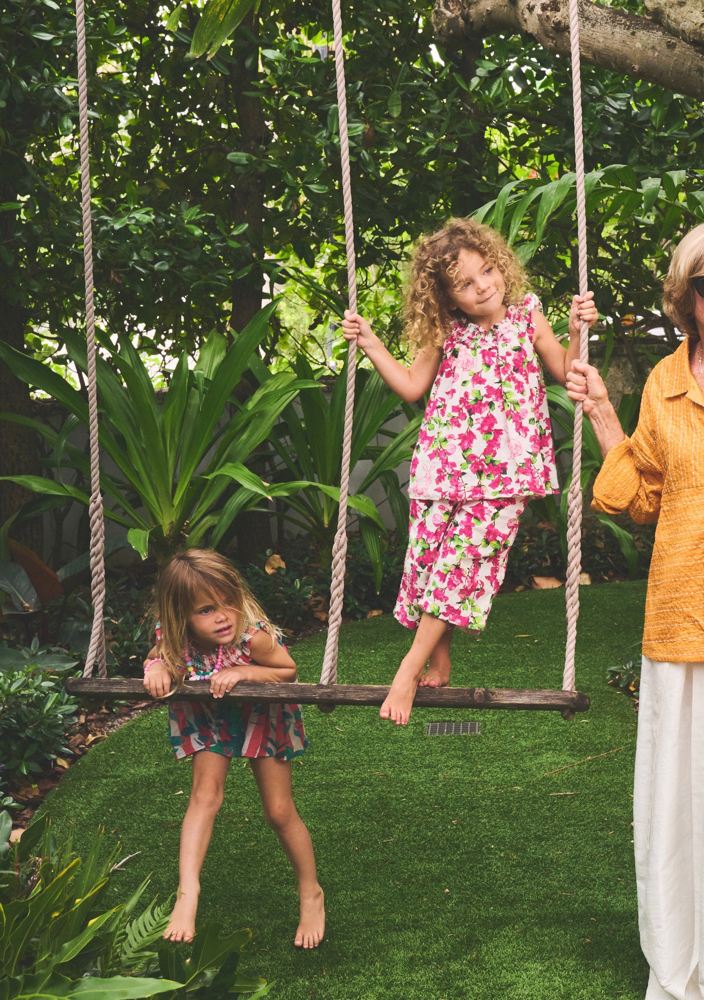 Kids Willa Smocked Mini Dress | Linen