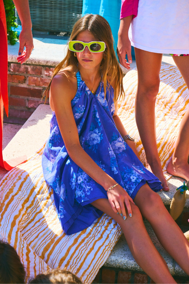 Seaspray Mini Dress | Cotton Voile