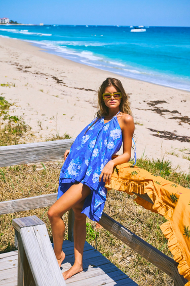 Seaspray Mini Dress | Cotton Voile