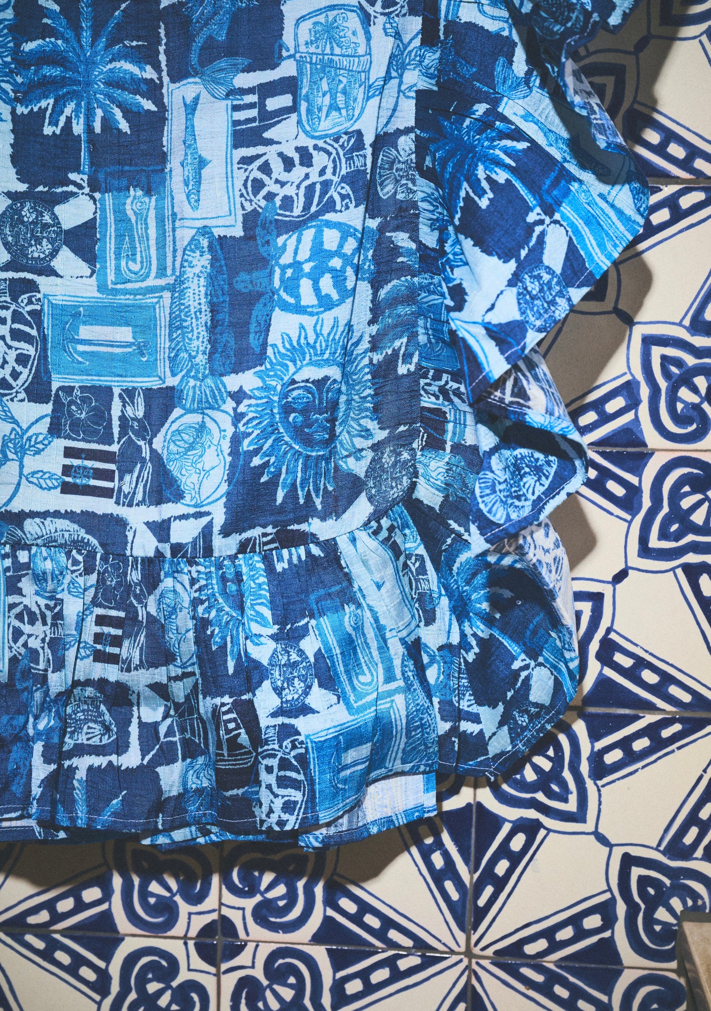 Ruffle Power Pareo™ | Silk Dupioni